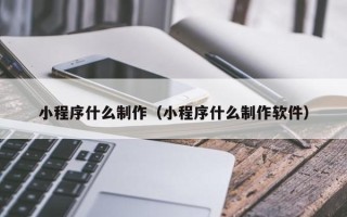 射阳小程序什么制作（小程序什么制作软件）